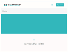 Tablet Screenshot of juanmacarlupu.com